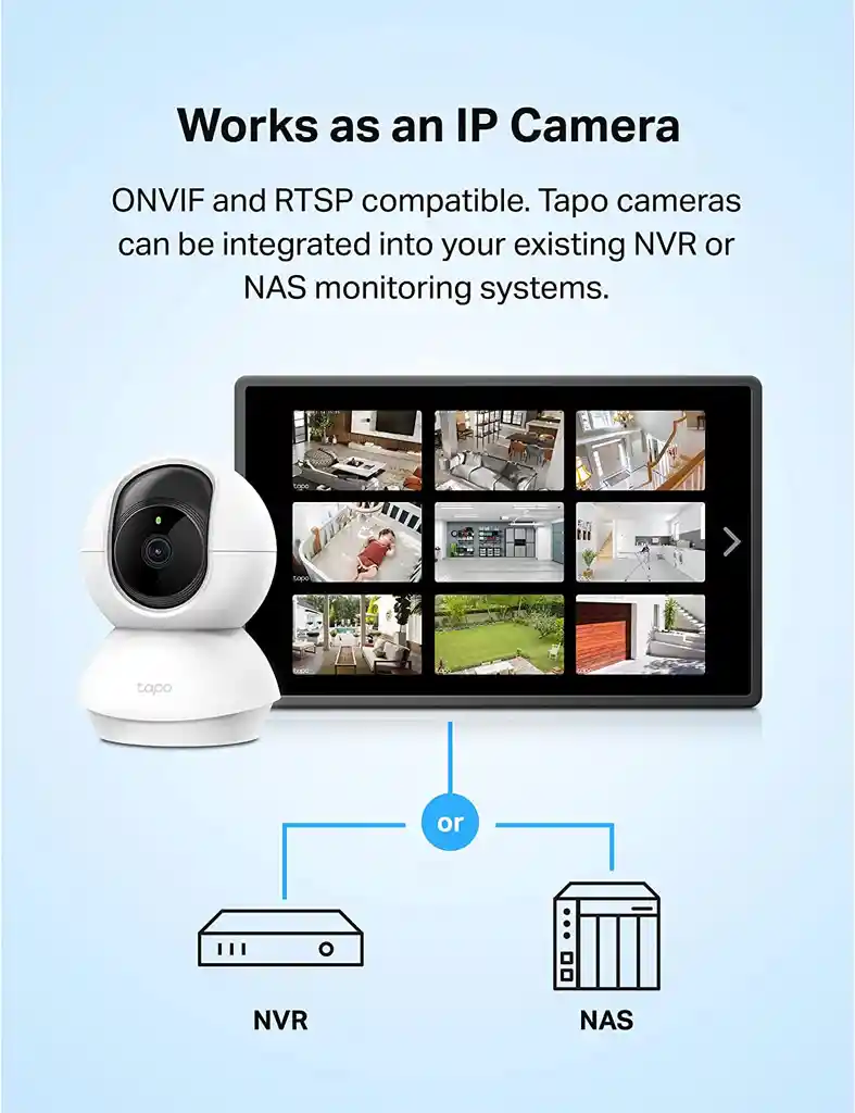 Cámara De Seguridad Smart Visión Nocturna Incluida Blanca