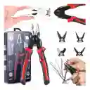 Kit Herramientas Alicates 5 En 1 Cabezal Intercambiable