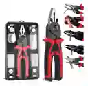 Kit Herramientas Alicates 5 En 1 Cabezal Intercambiable