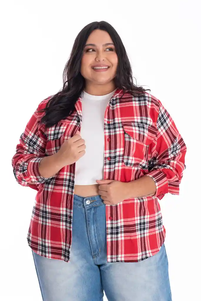 Sobrecamisa Cuadros Roja T18