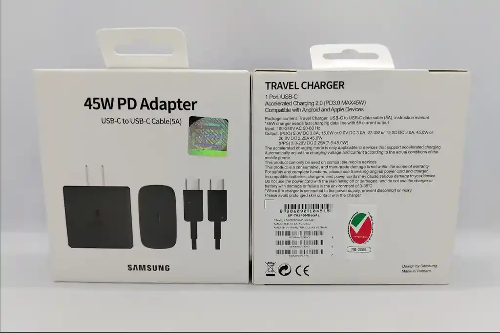 Cargador Samsung 45w Tipo Original