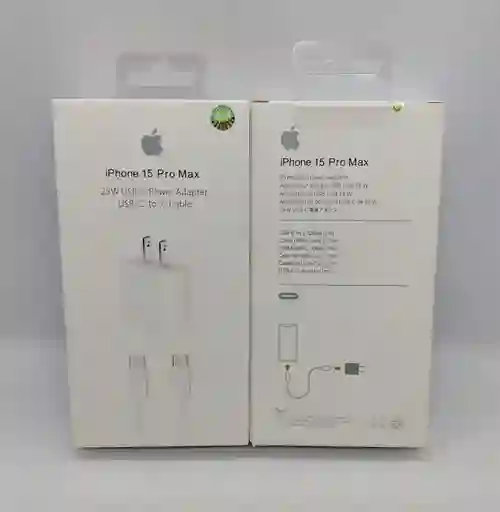 Cargador Iphone 15 Pro Max 25w Tipo Original