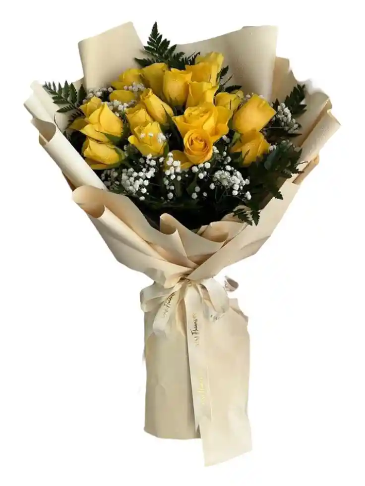 Flores Rosas Amarillas X24