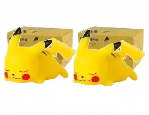 Lámpara Pokemon Pikachu Luz Led Cálida Decoración Niños X1