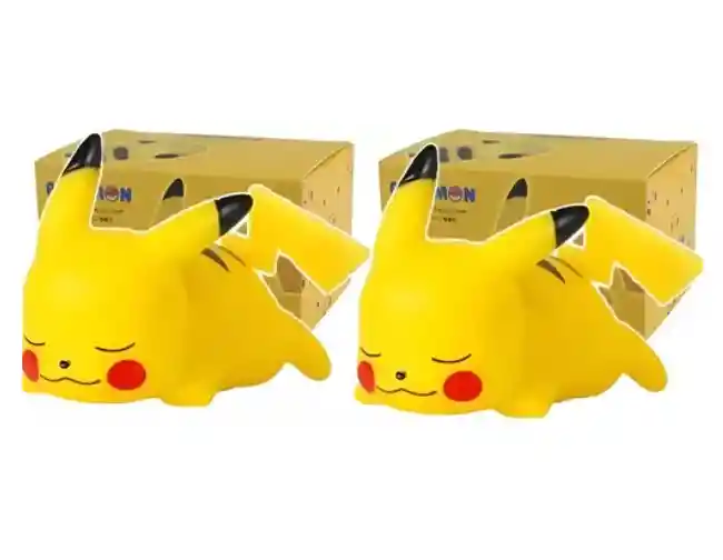 Lámpara Pokemon Pikachu Luz Led Cálida Decoración Niños X1
