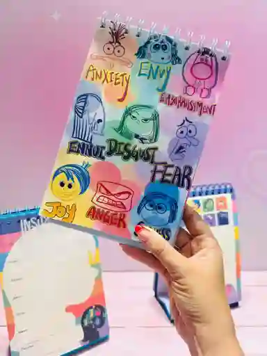 Agenda Planeadora Intensamente Y Sus Emociones