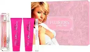 Estuche Paris Hilton Heiress 4 Piece Gift Set - 3.4 Oz Eau De Parfum Spray, 0.34 Oz Eau De Parfum Spray, 3.0 Oz Body Lotion, 3.0 Oz Shower Gel | Fragrance For Women