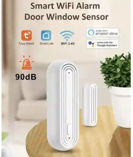 Sensor Seguridad Wifi Puerta Ventana Smart Sirena Alarma