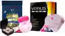 Kit Power Sex, Anillo Vibrador, Preservativo Vitalis Color E Flavor Y Lubricante Multiorgasmo