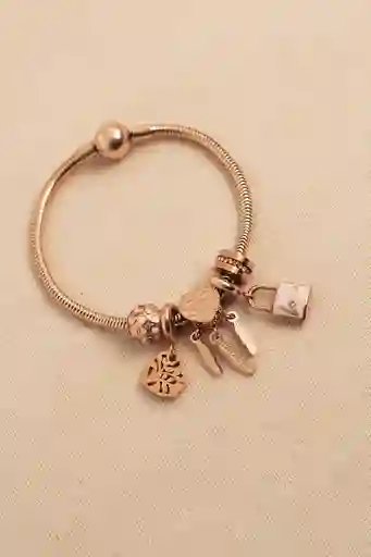 Pulsera Memorias Rosa Talla 19 Cm