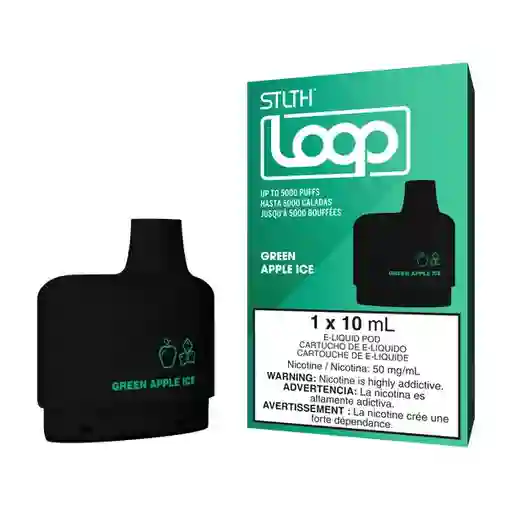 Pod Stlth Loop 5.000 Puffs - Green Apple Ice