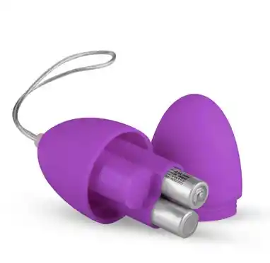 Huevo Vibrador Con Control 7 Variaciones Easy Toys Morado 3.5cm