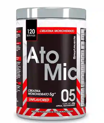 Creatina Monohidratada Atomic 120 Servicios