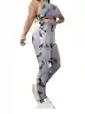 Conjunto Gris Deportivo Mujer Tie Dye Push Up