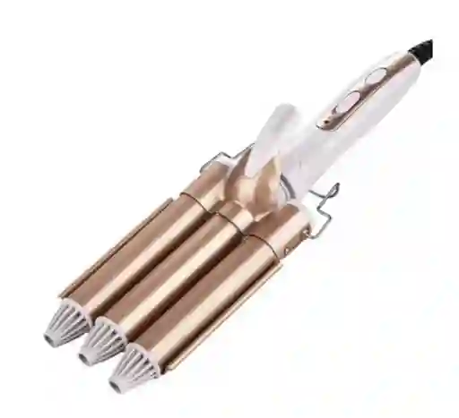 Pinza Rizadora Profesional Para Ondas 3 Tubos
