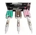 Pinza Rizadora Profesional Para Ondas 3 Tubos