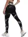 Conjunto Negro Deportivo Mujer Tie Dye Push Up