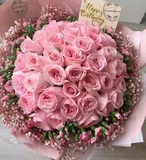 Rosas Rosadas Dulce Color