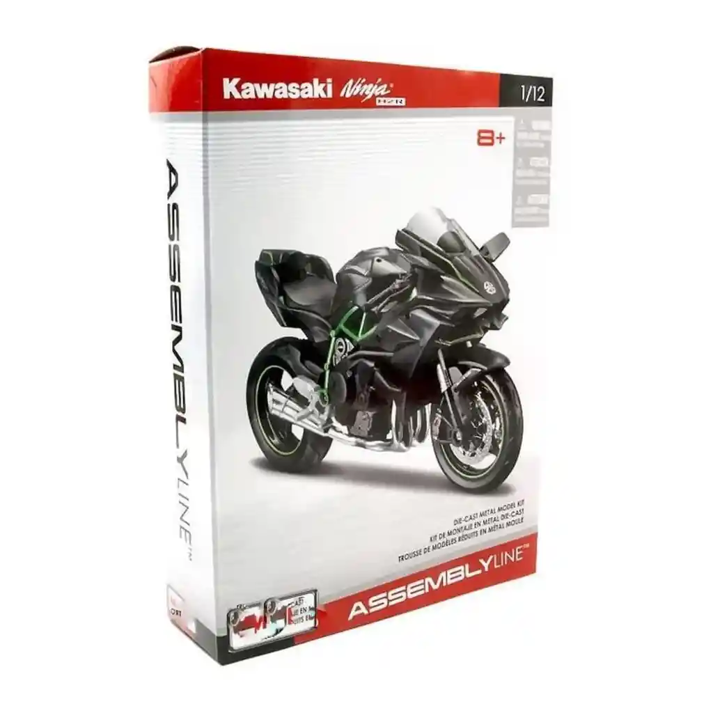 Moto A Escala 1/12 Kawasaki Ninja Para Ensamblar Maisto