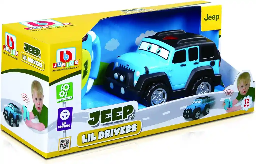 Carro A Control Remoto Para Niños Jeep Original Bburago