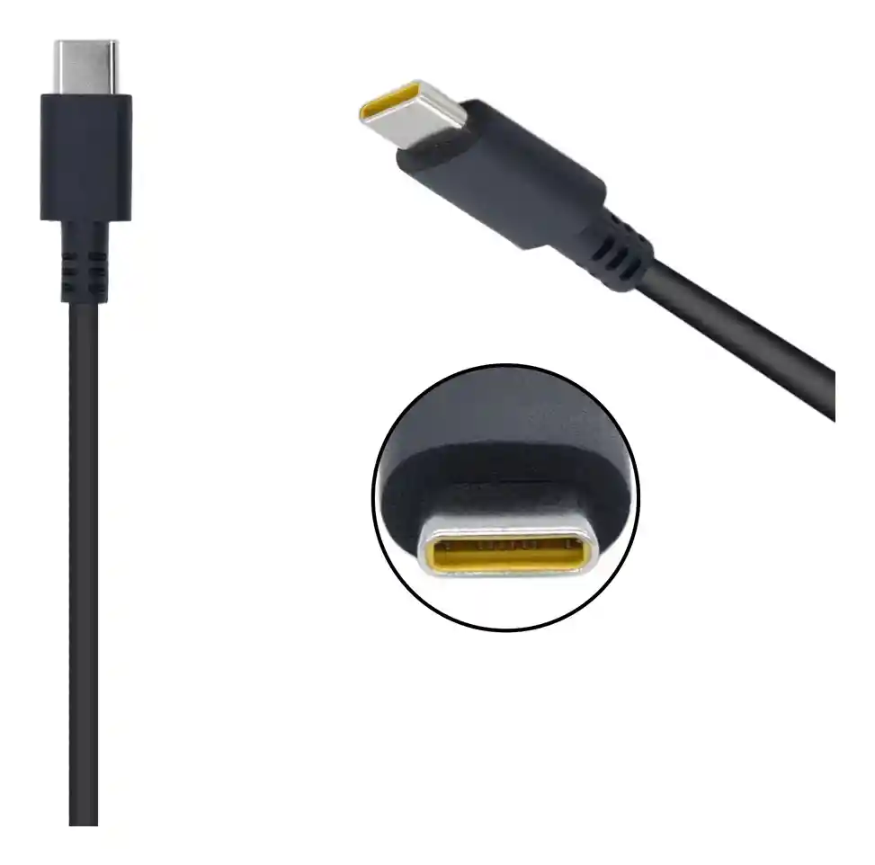 Punta Repuesto Para Cargador Lenovo Type-c De 3 Hilos