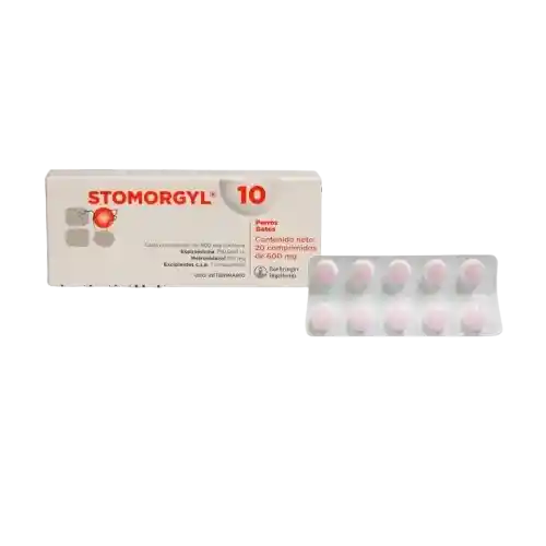 Stomorgyl 10 Mg Blister X 10 Unidades