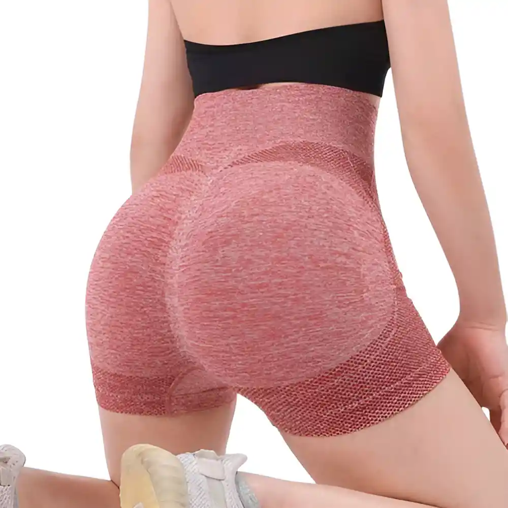 Panty Levanta Gluteo Short Deporte Diseño Ajustado Versatil Rosa