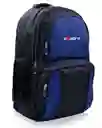 Morral Deportivo 3411b Negro- Azul