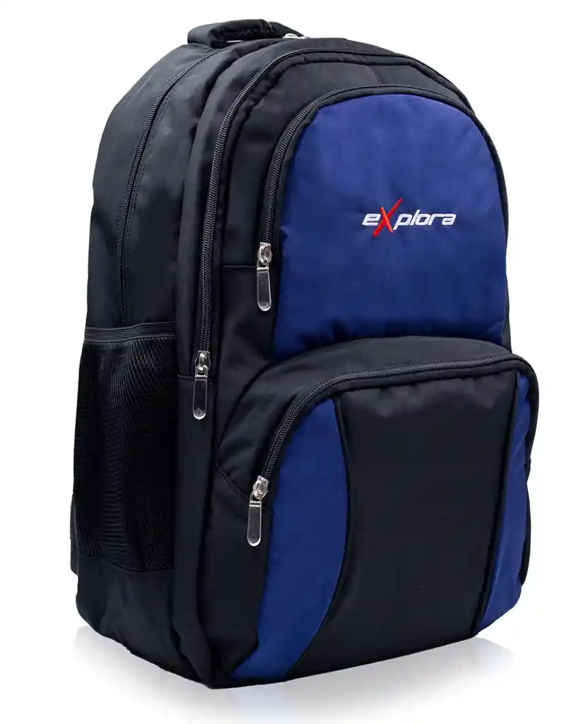 Morral Deportivo 3411b Negro- Azul