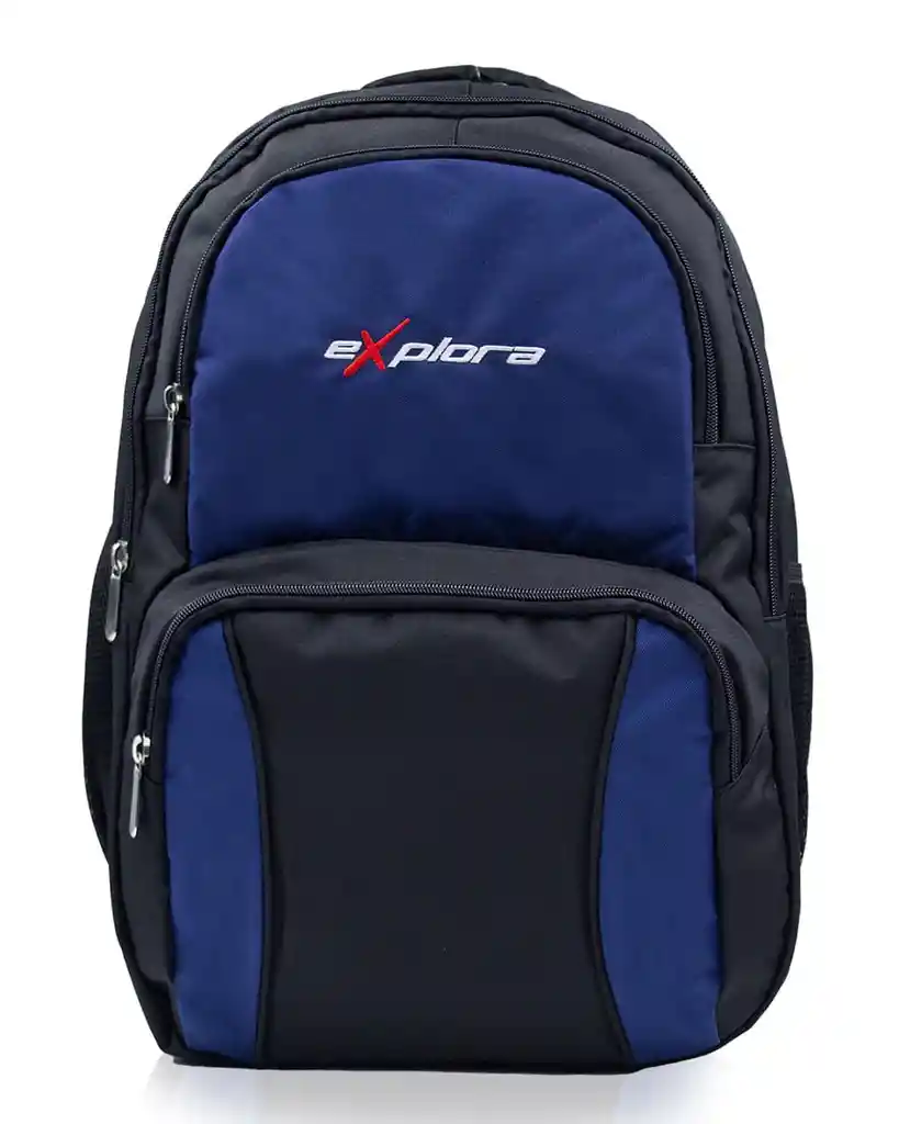 Morral Deportivo 3411b Negro- Azul