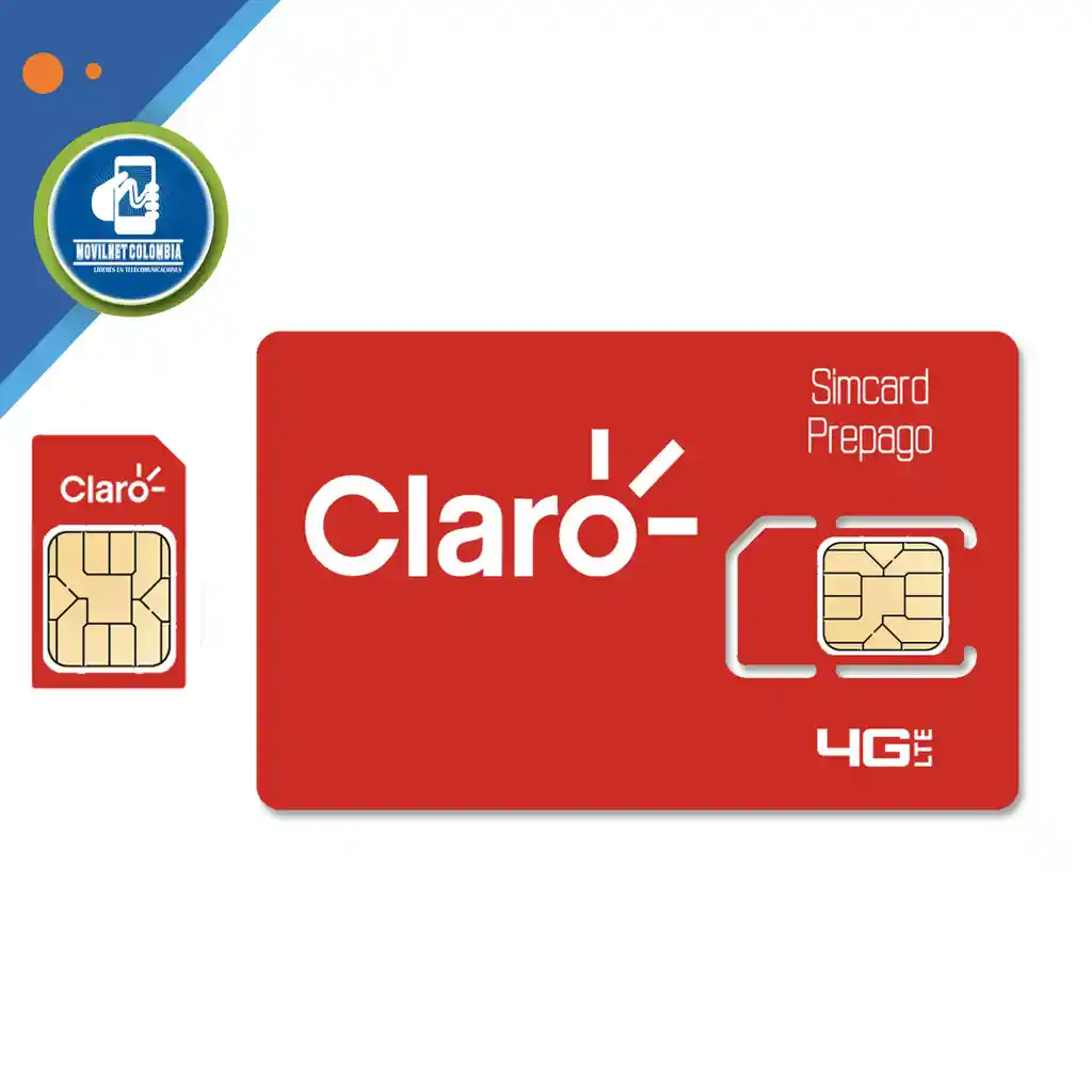 Simcard Claro Prepago + 12 Gb + Redes Sociales Ilimitadas+minutos Y Mensajes Ilimitados Por 30 Dias