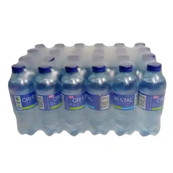 Agua Cristal Sin Gas 300 Ml X 24 Und