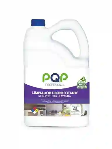 Limpiador Desinfectante Lavanda Pqp Pro 4 Lt