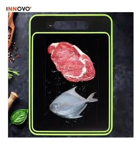 Tabla De Picar Descongela Alimentos Carnes 4 En 1 Multifuncional Innovo Home