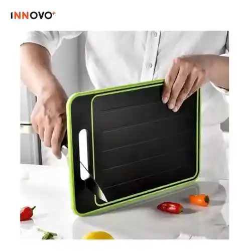 Tabla De Picar Descongela Alimentos Carnes 4 En 1 Multifuncional Innovo Home