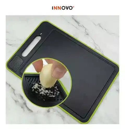 Tabla De Picar Descongela Alimentos Carnes 4 En 1 Multifuncional Innovo Home