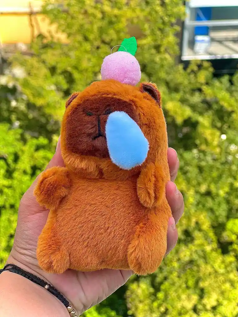 Peluche Llavero Capibara De 17cm