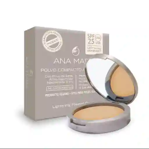Polvo Compacto Aclarante Y Humectante (avellana)