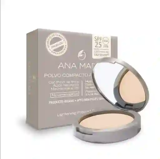 Polvo Compacto Aclarante Y Humectante