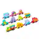 Tren De Animales Conectables Didáctico