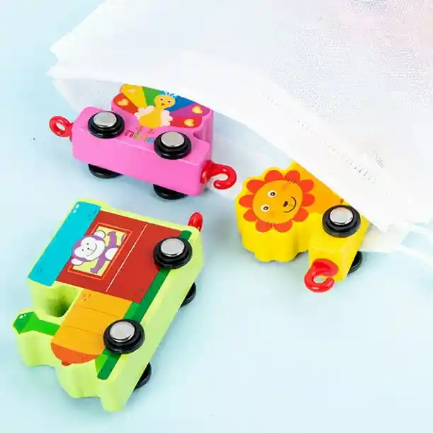 Tren De Animales Conectables Didáctico