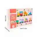 Tren De Animales Conectables Didáctico