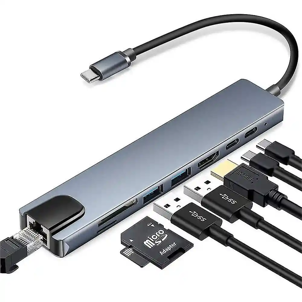 Convertidor 8 En 1 Tipo C