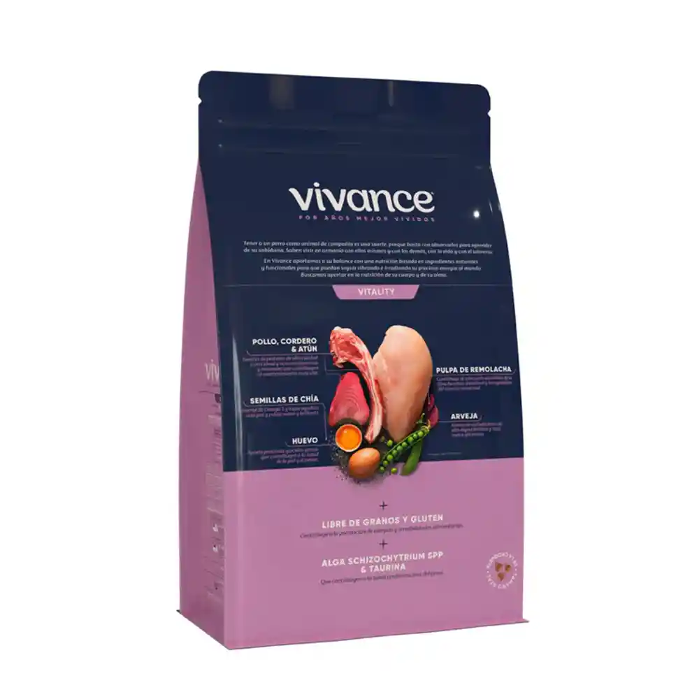 Vivance Vitality Perros Adultos 2 Kg