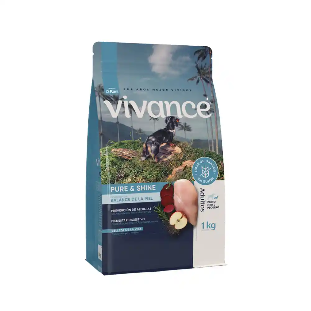 Vivance Pureshine Mini Pequeño 1 Kg