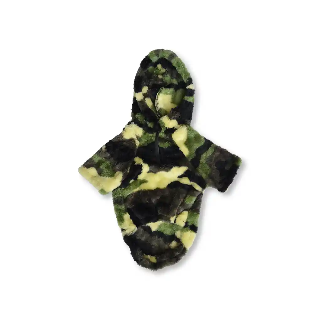 Hoodie S Bisonte Camuflado Verde