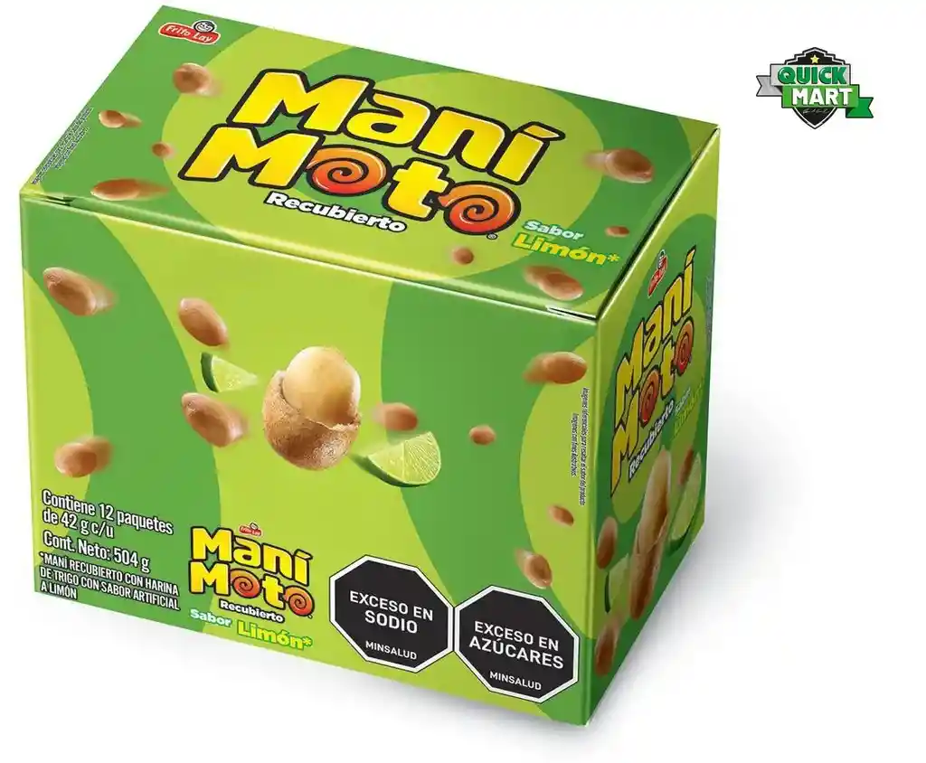 Mani Moto Limón Crunchy X12 U