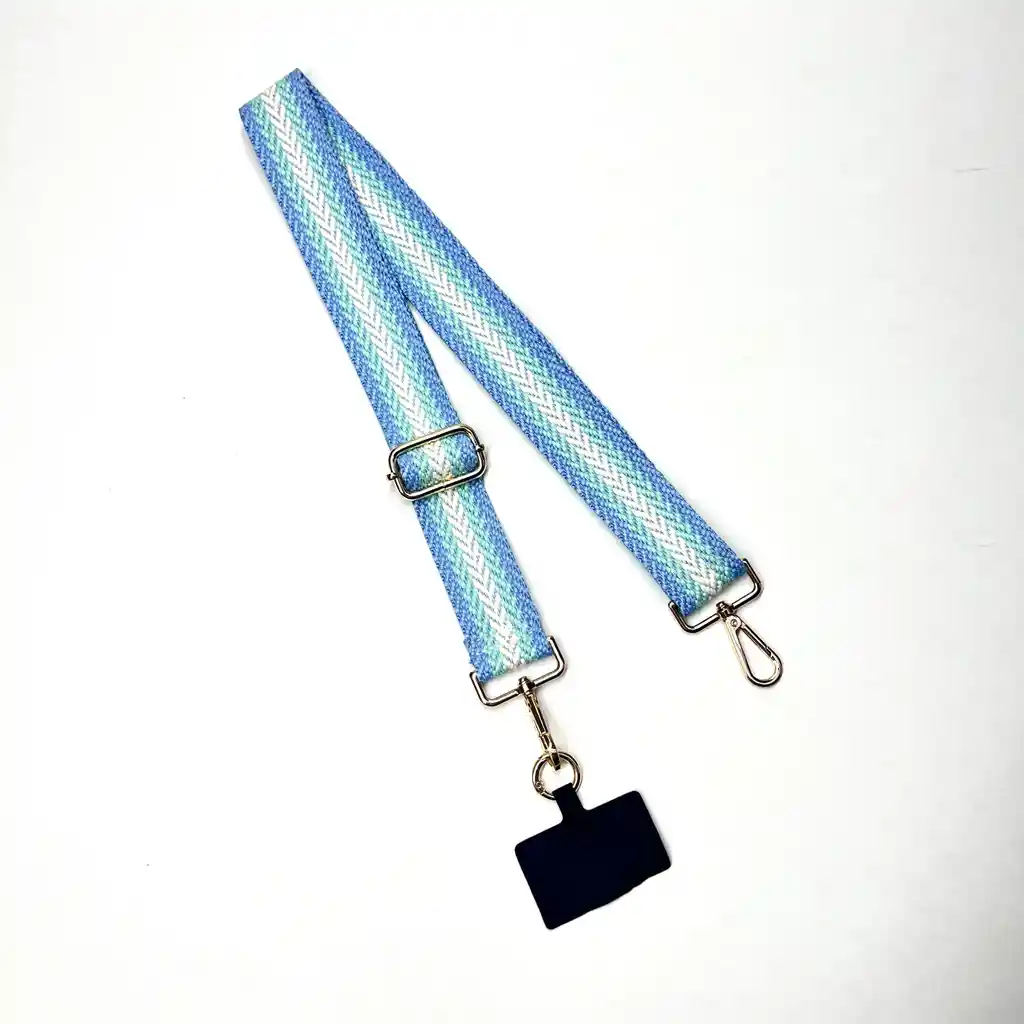 Strap Celular Chic Azul Beige