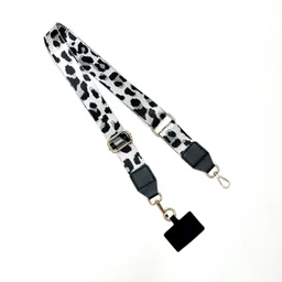 Strap Celular Animal Print Gris