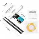 Tarjeta Wifi Doble Banda 2t2r 1200mbps Pci-e 11ac 2 Antenas